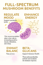 MycoGold™ – Lion’s Mane, Turkey Tail, Chaga + Niacin ( 600 mg ) - Image 8