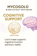 MycoGold™ – Lion’s Mane, Turkey Tail, Chaga + Niacin ( 600 mg ) - Image 17