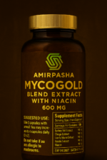 MycoGold™ – Lion’s Mane, Turkey Tail, Chaga + Niacin ( 600 mg )
